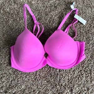 Aerie 32D full Coverage Neon Pink Bra New!
